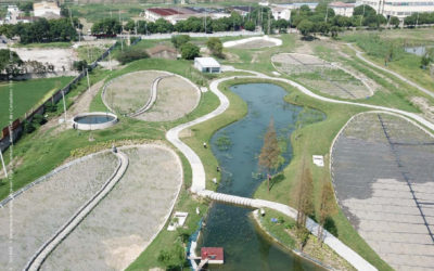 Kunshan - China: canal water purification in Aquarama