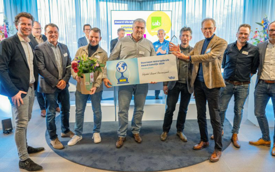 Rietland helps Lelystad Airport Business Park win Vitens award for sustainable water use